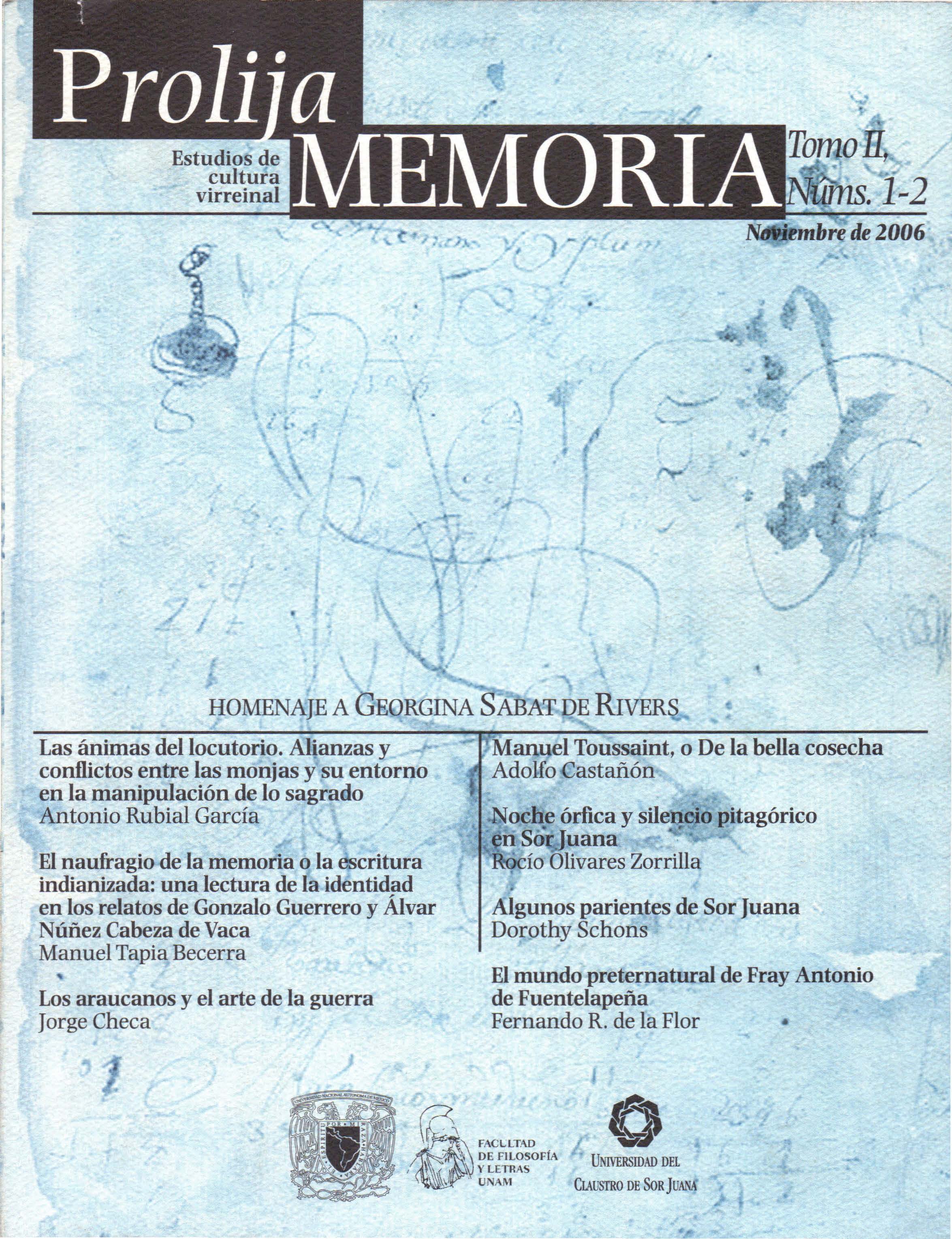 Portada Prolija Memoria 2006